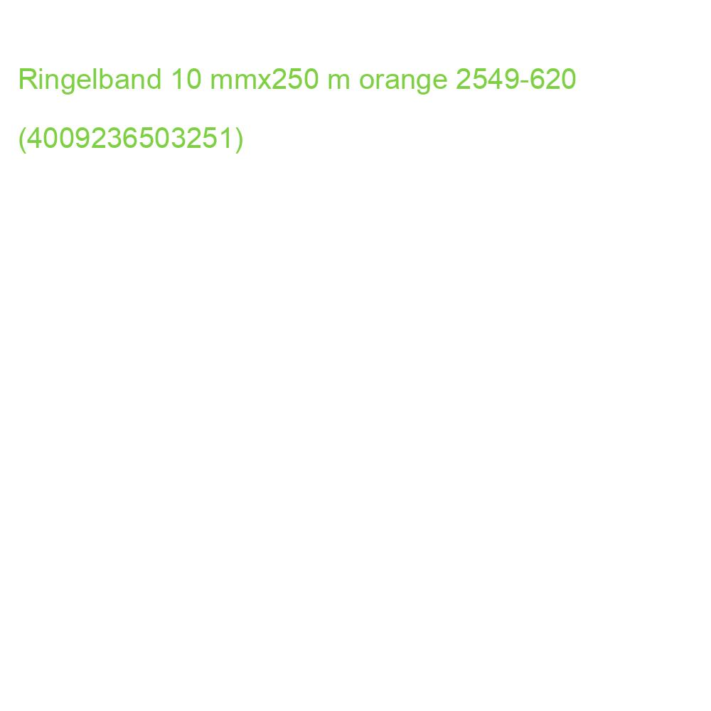 Ringelband 10 mmx250 m orange 2549-620 (4009236503251)