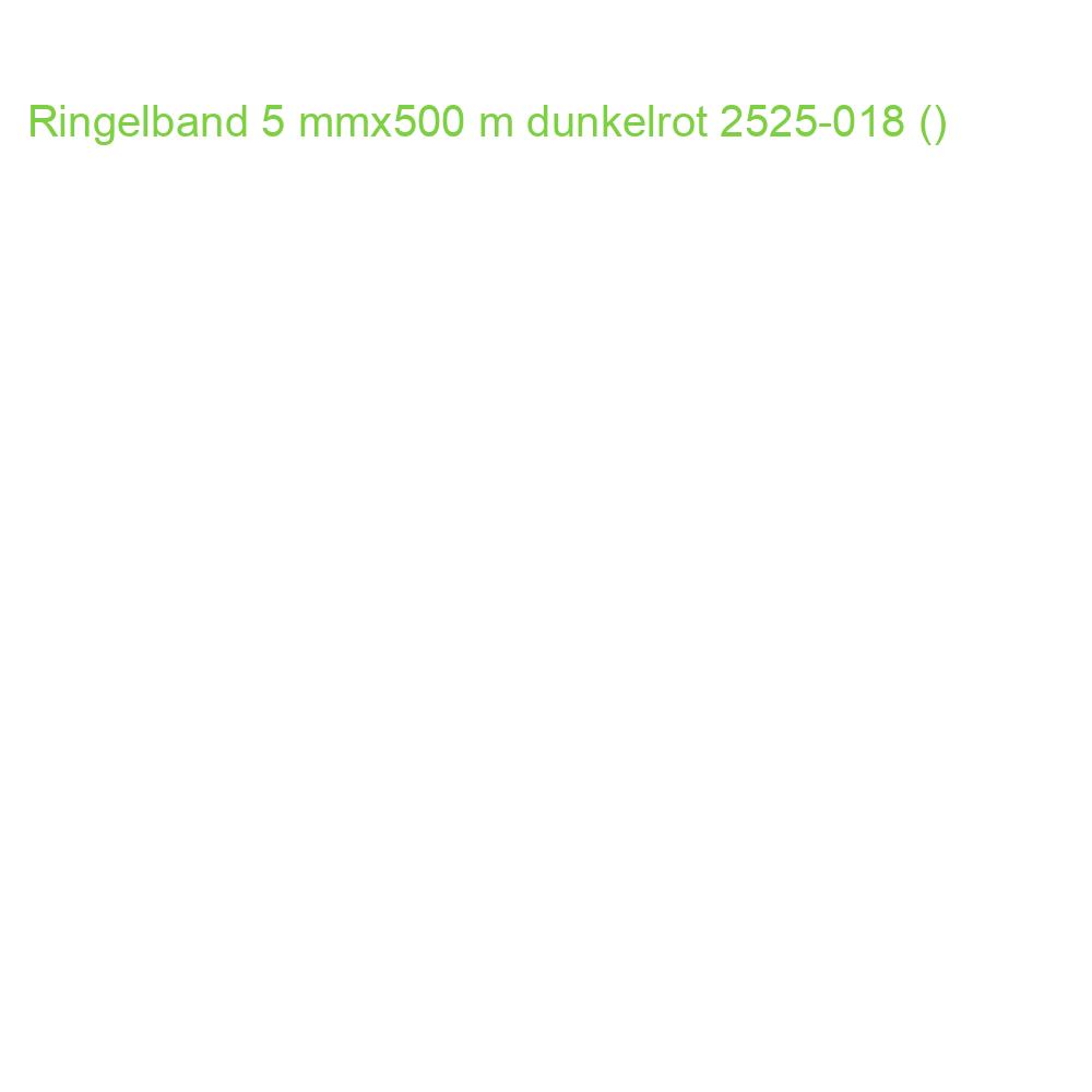 Ringelband 5 mmx500 m dunkelrot 2525-018 ()