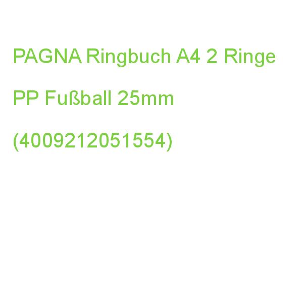 Pagna Ringbuch 2 Ringe PP DIN A4 Rückenbreite 2,5cm