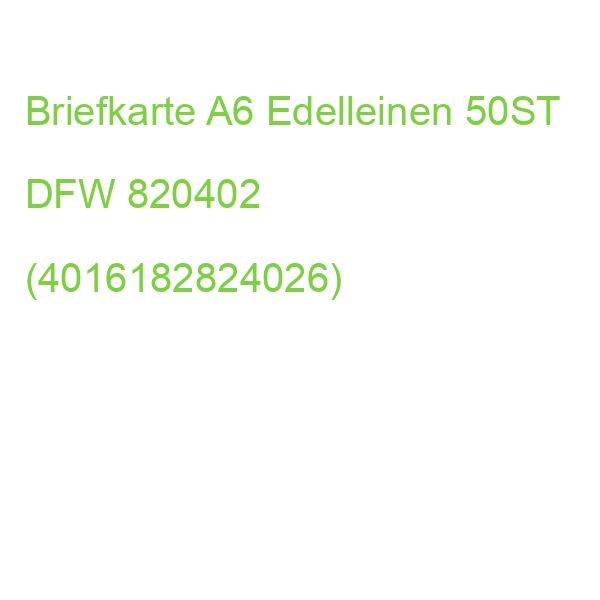 Briefkarte Edelleinen A6 hoch 50 Stück DFW 820402 (4016182824026)