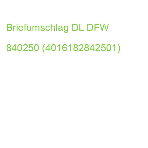 Briefumschlag Meisterbütten DIN lang gefüttert 80 g qm 25 Stück DFW 840250 (4016182842501)