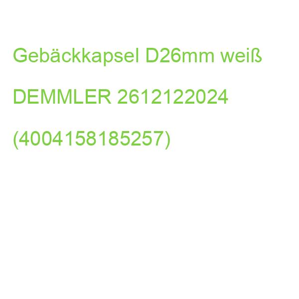 Back- und Pralinenförmchen  26 mm weiß 200 Stück DEMMLER 2612122024 (4004158185257)