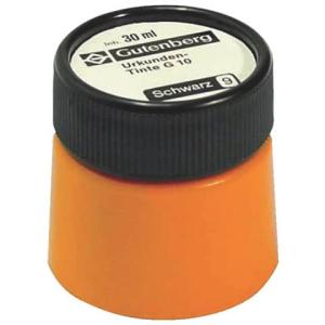 Urkundentinte 30 ml schwarz GUTENBERG 10102 (4002373101021)