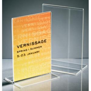 Tischaufsteller gerade glasklar für A6 SIGEL TA226 (4004360981715)