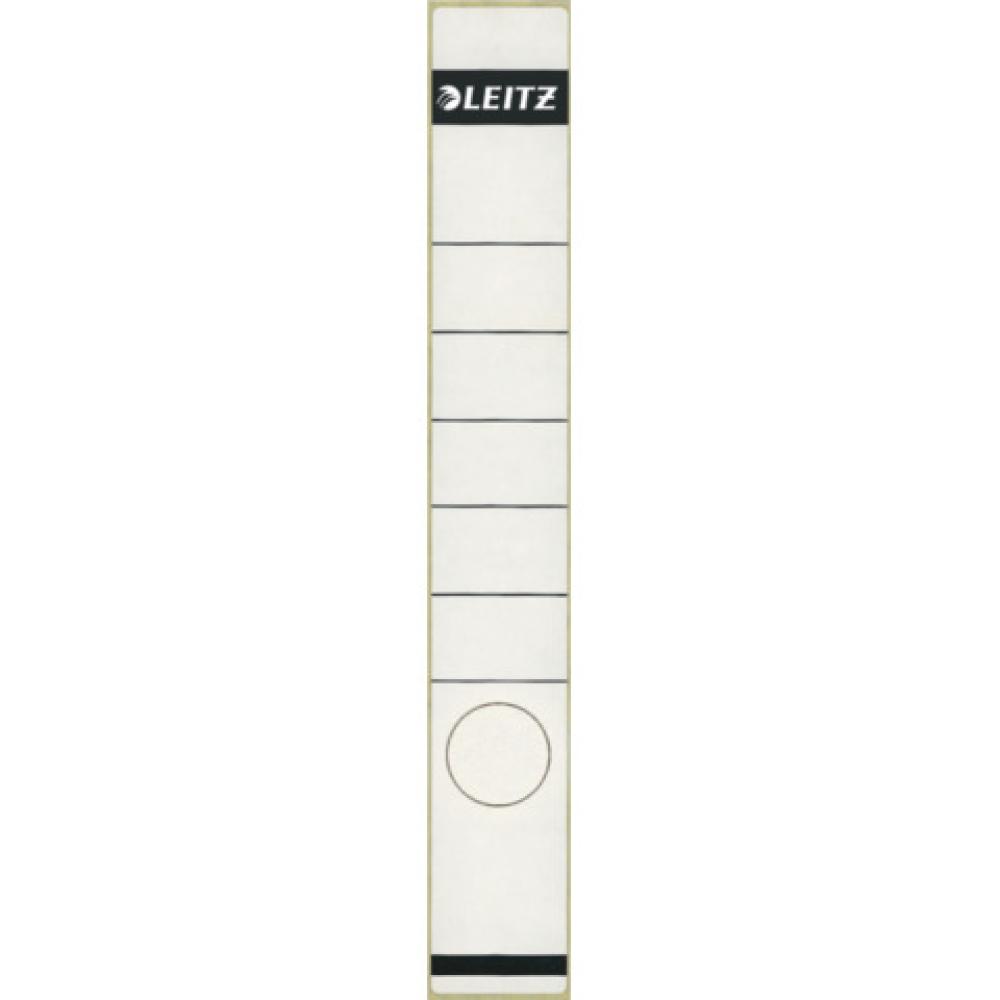 1648 Rückenschilder Papier lang schmal 10 Stück weiß Leitz 1648-00-01 (4002432302628)