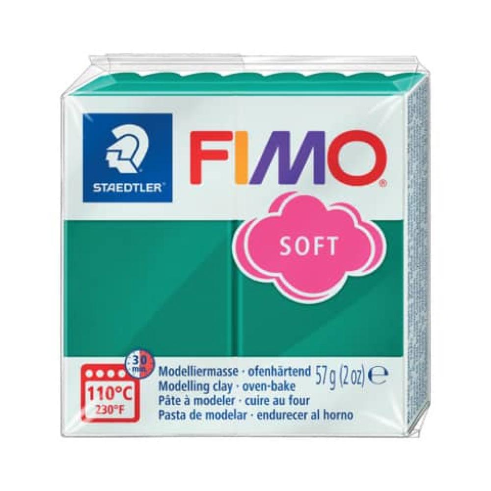 STAEDTLER FIMO Modelliermasse Soft 8020 ofenhärtend smaragd 57g