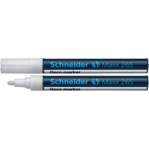 Windowmarker Deco-Marker Maxx 265, 2-3 mm weiß SCHNEIDER 126549 (4004675007537)