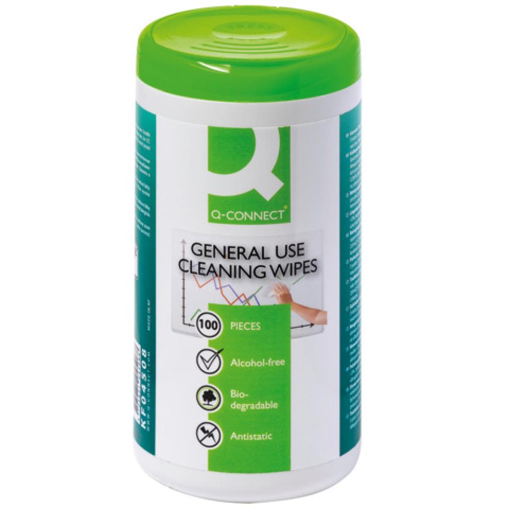 Reinigungstücher Kunststoffoberflächen Q-CONNECT KF04508 (5705831045088)