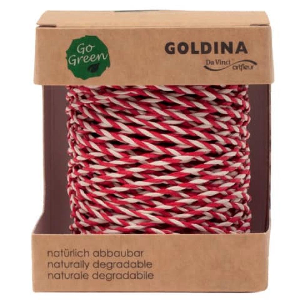 Kordel Secret 2 mmx40 m rot weiß GOLDINA 4017 0220/01 0040 (4008953592586)