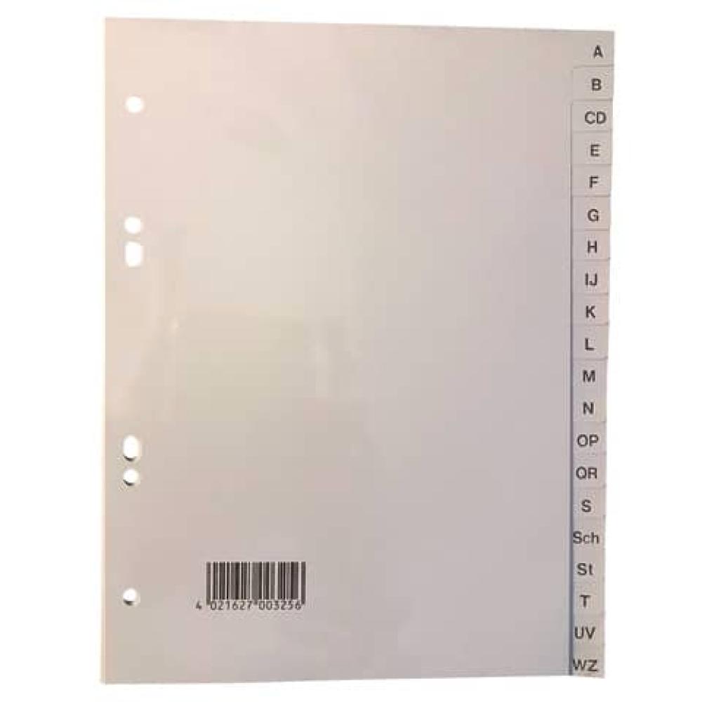 Register A-Z A5 hoch PP grau 325 (4021627003256)