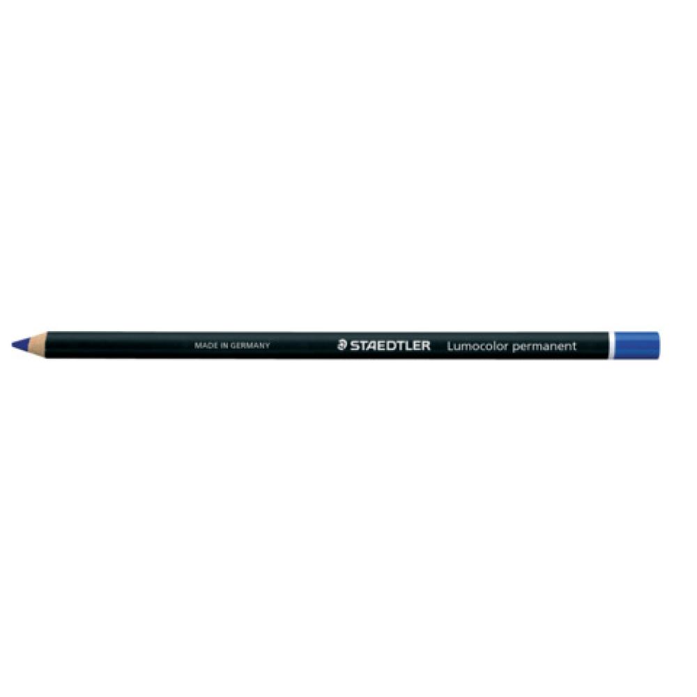 Lumocolor permanent glasochrom Trockenmarker blau STAEDTLER 108 20-3 (4007817105139)