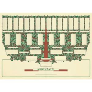 Ahnentafel Kleiner Baum 5 Generationen DIN A5, 120g qm RNK 2802 (4002871280204)