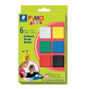 Modelliermasse FIMO kids Colour pack basic Kunststoff 6x42g STAEDTLER 803201 (4007817805176)
