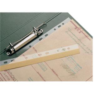 50 Veloflex Heftstreifen, Selbstklebend Heftfix Din A4 Transparent Kunststoff 2001100 (4000225200113)