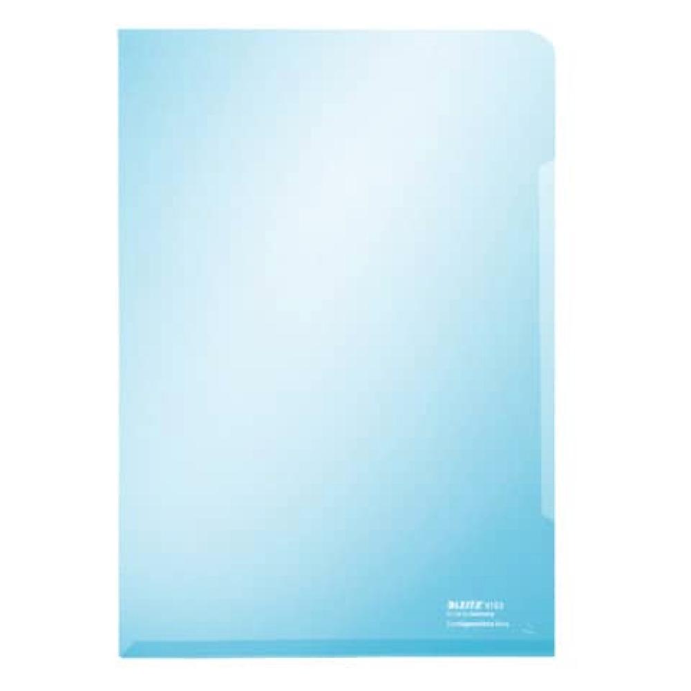 4153 Sichthülle Super Premium A4, PVC dokumentenecht blau Leitz 4153-00-35 (4002432308224)