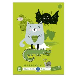 Malblock A4, 100 Blatt 70 g qm sortiert Recyclingpapier Edition DÜRER 040799000 (9001939828803)