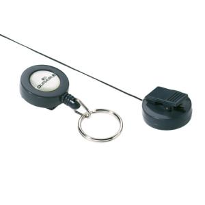 Ausweishalter Jojo mit Schlüsselring  25 mm Länge: ca. 80 cm anthrazit DURABLE 8222 58 (4005546802015)