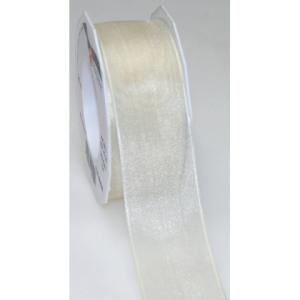 Organzaband DK 40 mmx25 m creme PRÄSENT 6074025-104 (4009236000590)