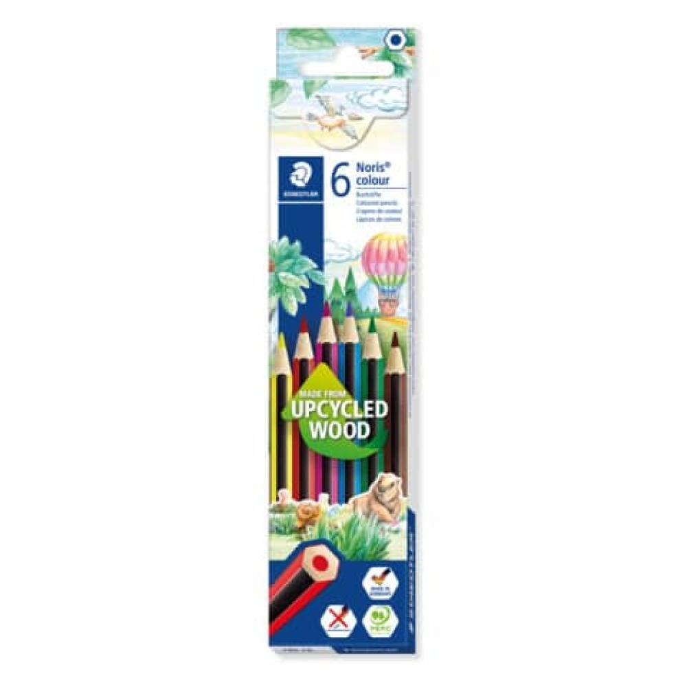 Farbstifte Noris colour 3 mm Kartonetui 6 Farben STAEDTLER 185 C6 (4007817185155)