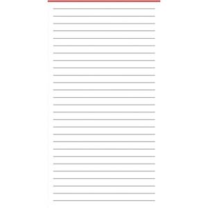 Ersatzeinlage Kompakt A6, Notizpapier liniert 50 Blatt BSB 02-0060 (4000867011115)