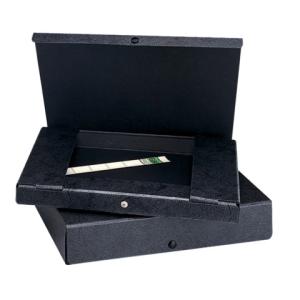 Dokumentenmappe A4, 20 mm Hartpappe (RC) schwarz ELBA 400000993 (4002030027077)