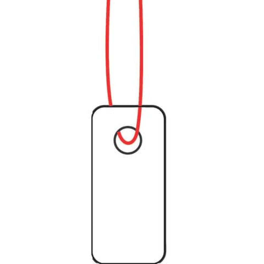 Hängeetiketten 7x15 mm mit rotem Faden 1000 Stück HERMA 6901 (4008705069014)