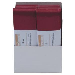 Basic Taftband 40 mmx3 m dunkelrot GOLDINA 1445040261003 (4008953082650)