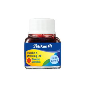 Tusche A 523 10 ml Glas zinnober PELIKAN 100436070 (4012700201522)