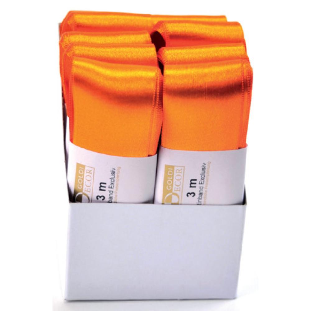 Doppelsatinband 40 mmx3 m orange GOLDINA 1172040401003 (4008953230815)
