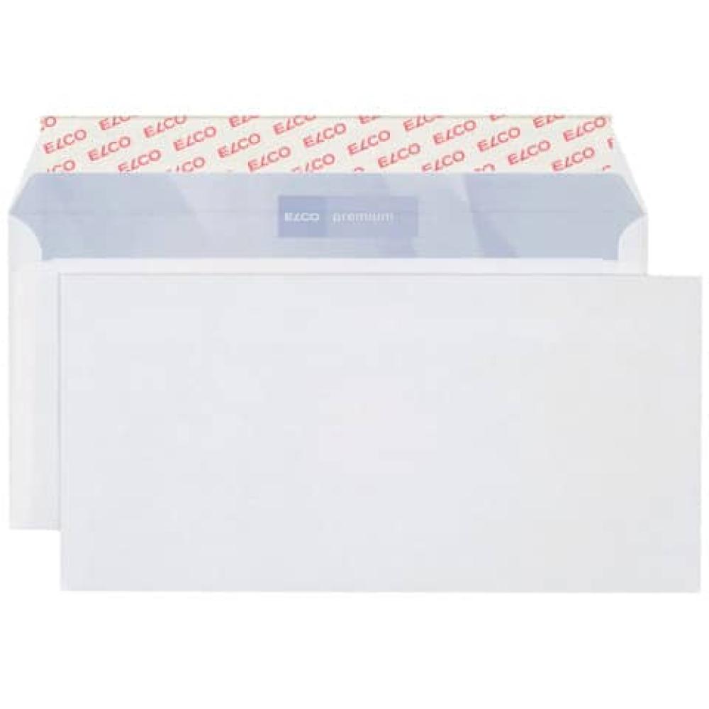 Briefumschlag premium C5 6, hochweiß haftklebend Innendruck 80 g qm ELCO 30782 (7610425842319)