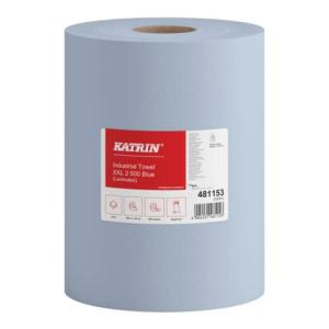 2 Katrin Putztuchrollen Xxl 2 500 Blue 2-lagig Blau, 500 Blätter 481153 (4004231481153)