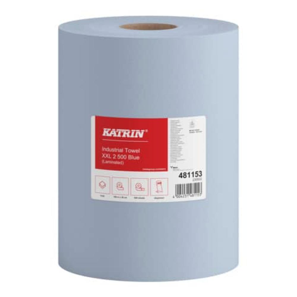 Wischtuch Classic Industrial XXL2 blau 2-lagig 2x190 m KATRIN 481153 (4004231481153)
