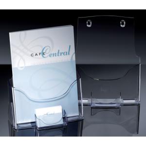 Tisch-Prospekthalter acrylic glasklar für A4 SIGEL LH111 (4004360982002)