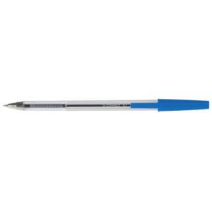 Einwegkugelschreiber ca. 1mm blau Q-CONNECT KF34043 (5708029340439)