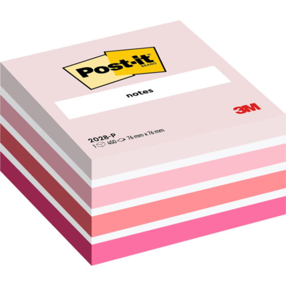 Haftnotiz-Würfel 76x76 mm pastellpink POST-IT 2028P (4001895871351)
