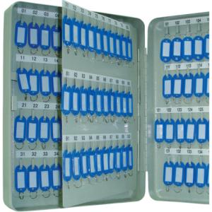 Schlüsselschrank Pearl grey 140 Haken Zylinderschloss Q-CONNECT KF04275 (5705831042759)