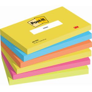 Haftnotizen Active Collection 76x127 mm 6x 100 Blatt POST-IT 655-TFEN (4046719506620)