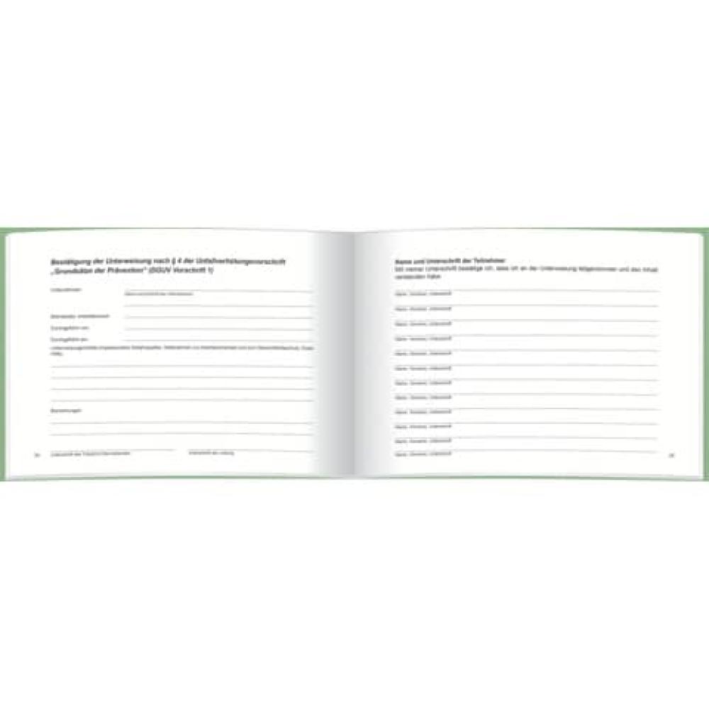 Unterweisungsbuch für betriebl. Unfallverhütung RNK Verlag 3122 (4002871312202)