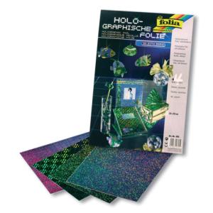 Hologrammfolie selbstklebend 23x33 cm 4 Blatt FOLIA 305 (4001868003055)