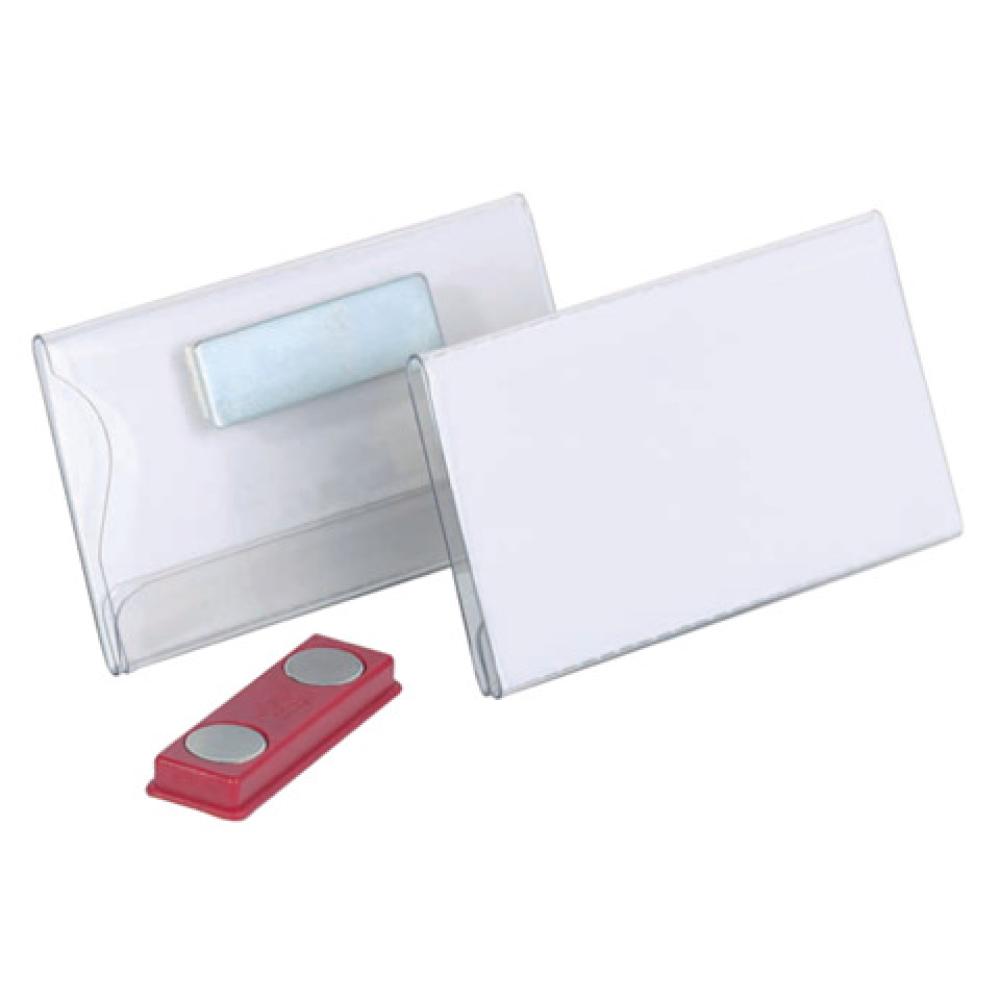 Namensschild mit Doppelmagnet 75x40 mm 25 Stück DURABLE 8116 19 (4005546810904)