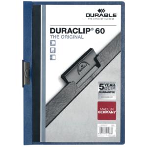Klemm-Mappe DURACLIP 60 A4, dunkelblau DURABLE 2209 07 (4005546210636)