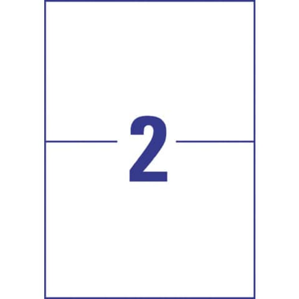Ultra-Resistente Folien-Etiketten A4, 20 Stück 210x148 mm 10 Blatt weiß AVERY ZWECKFORM L7916-10 (4004182068038)
