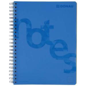 Collegeblock PP Cover A4, kariert blau Donau 7525201-10 (9004546388623)