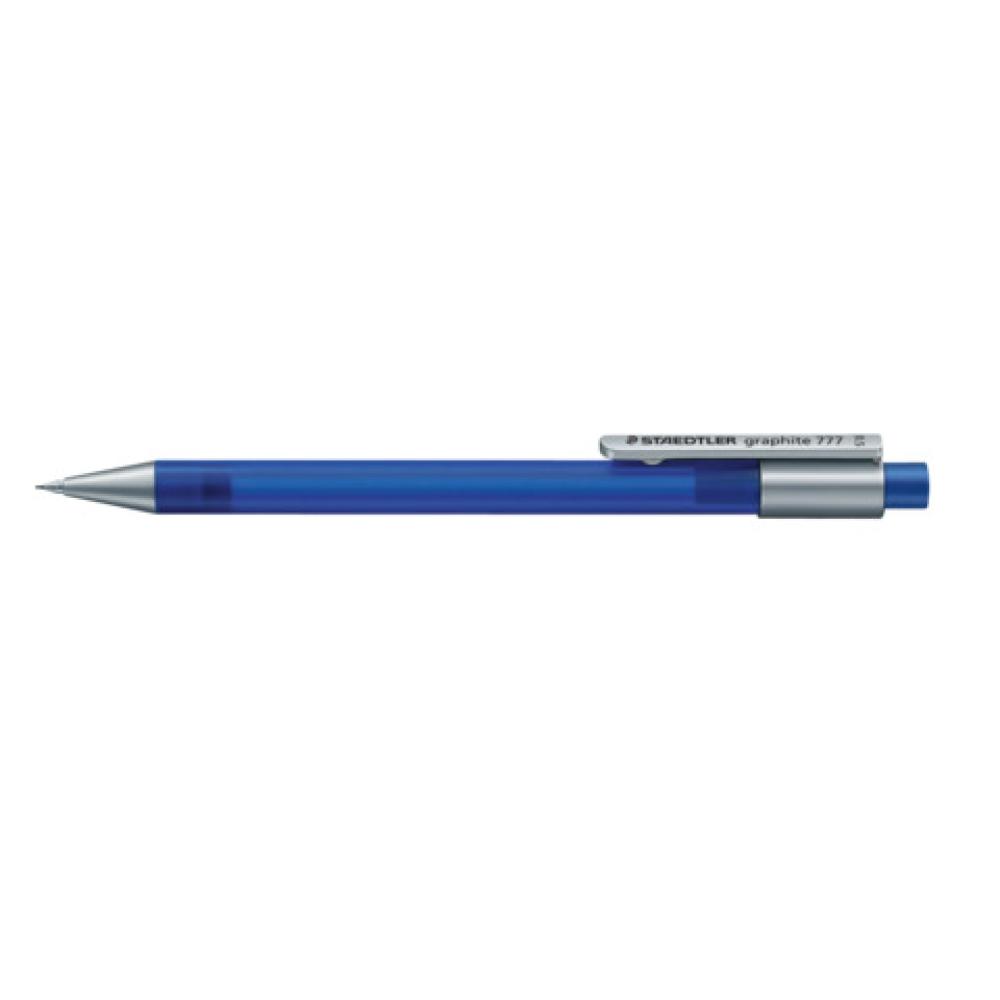 Druckbleistift graphite 777 0,5 mm B blau transparent STAEDTLER 777 05-33 (4007817777633)