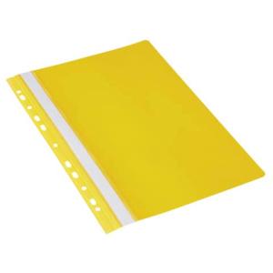 Schnellhefter A4, Multilochung PVC gelb Donau 1704001-11 (9003106568796)