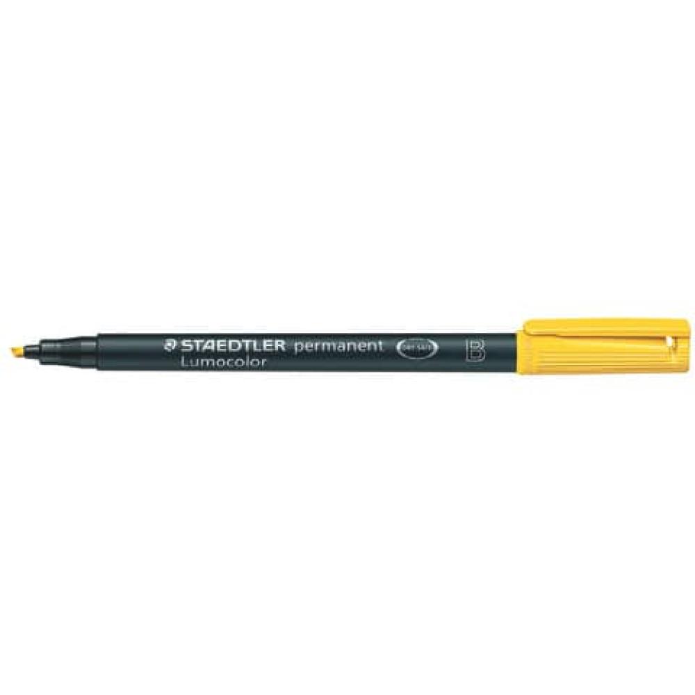 Feinschreiber Universalstift Lumocolor permanent B gelb STAEDTLER 314-1 (4007817331712)