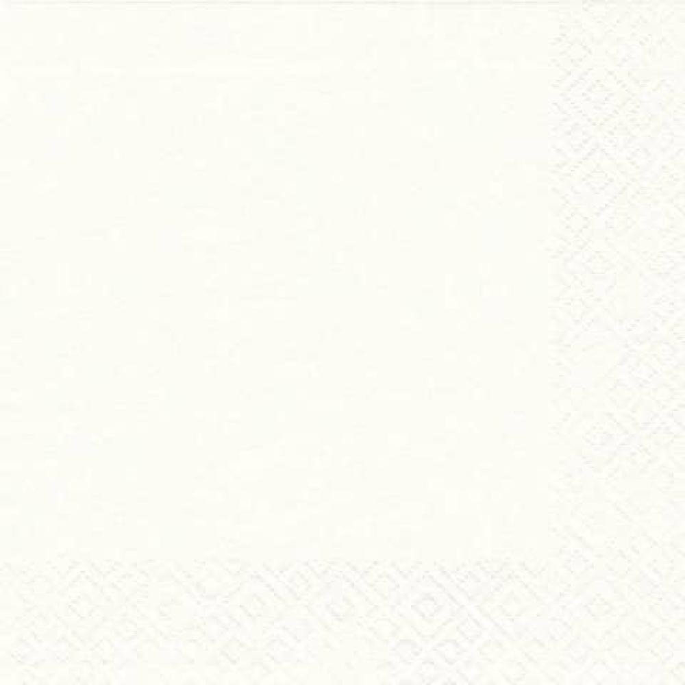 Serviette Zelltuch 33x33 cm uni weiß Braun+ Company 1012-0001 (4014995427403)