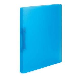 Schulordner A4, 2-D-Ring 25 mm transluzent hellblau HERMA 19165 (4008705191654)