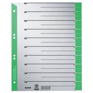 Leitz Trennblätter 1652 1-0 Grün, 100 St. 16520055 (4002432328710)