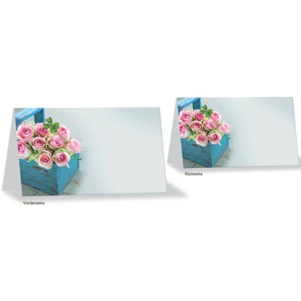 Tischkarte 8 Stück Rosen KOMMA³ 56-004 (4057319560042)